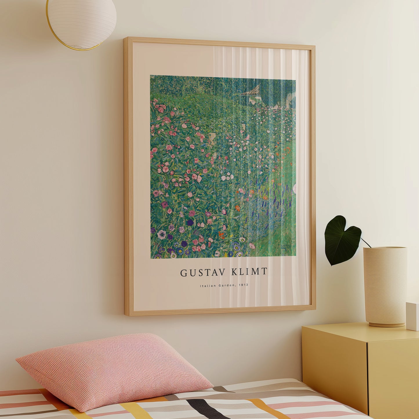 Gustav Glimt "Italian Garden" Sanatsal Poster