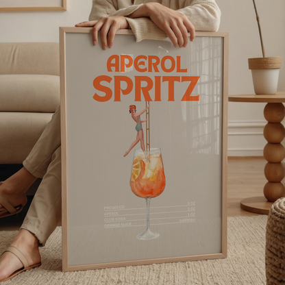 Aperol Spritz Sanatsal Poster