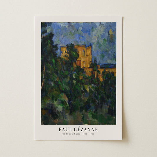 Paul Cézanne "Château Noir" Sanatsal Poster