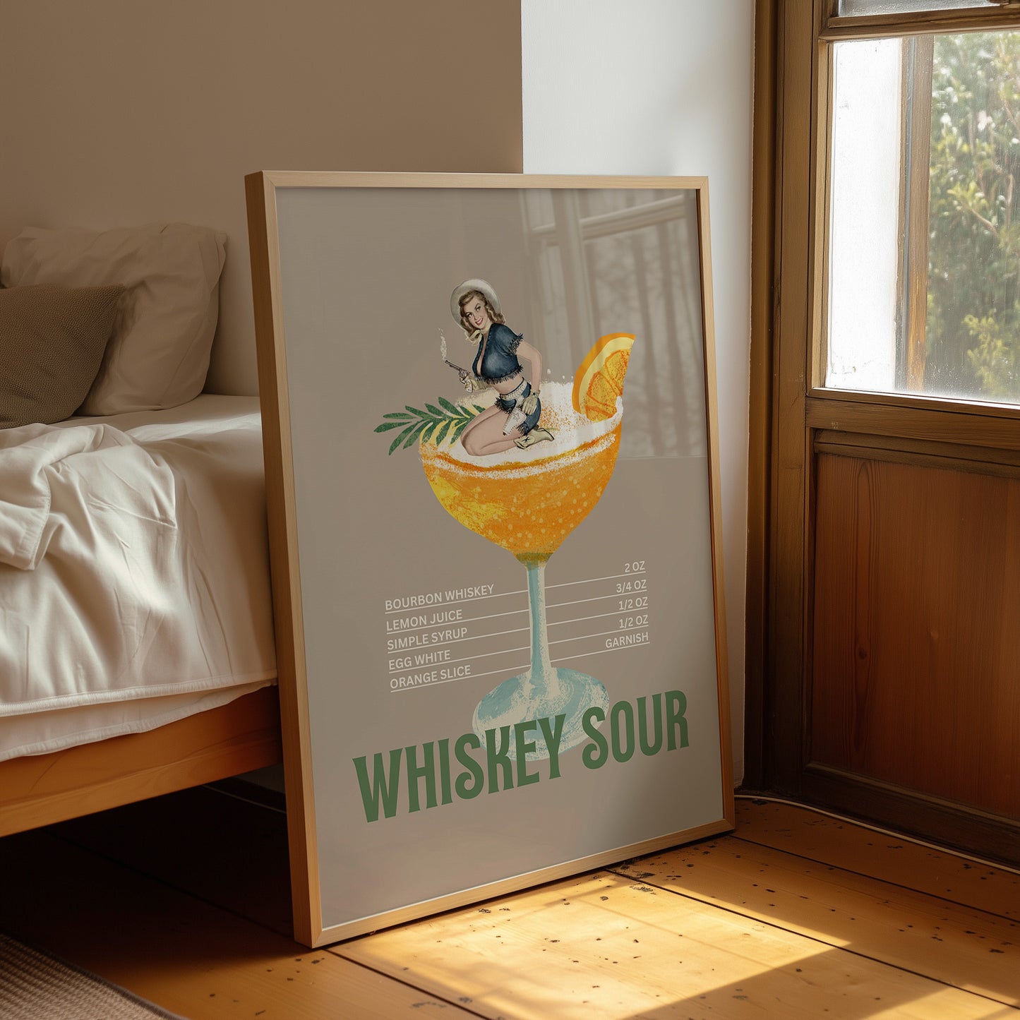 Whiskey Sour Sanatsal Poster