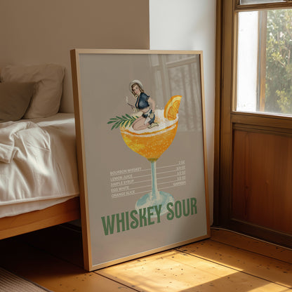 Whiskey Sour Sanatsal Poster