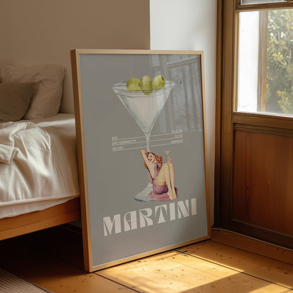 Martini Sanatsal Poster