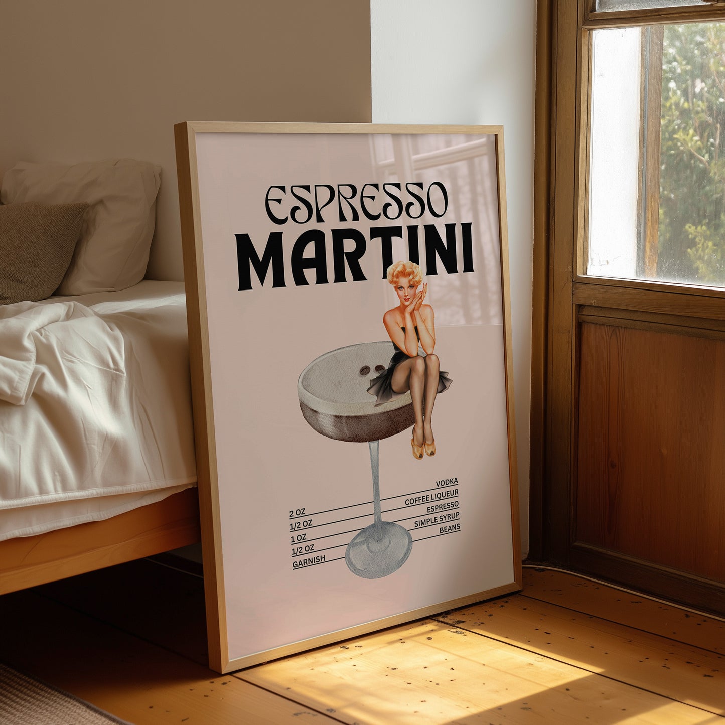 Espresso Martini Sanatsal Poster