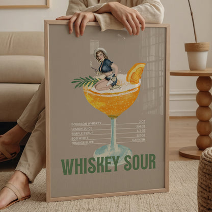 Whiskey Sour Sanatsal Poster