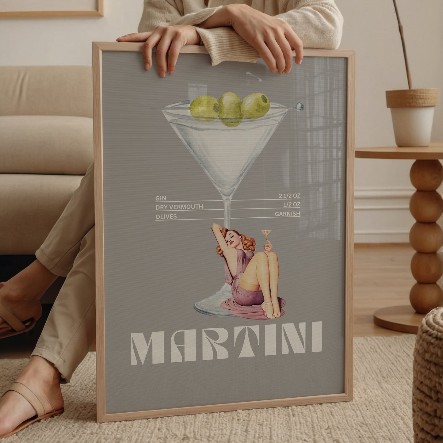 Martini Sanatsal Poster