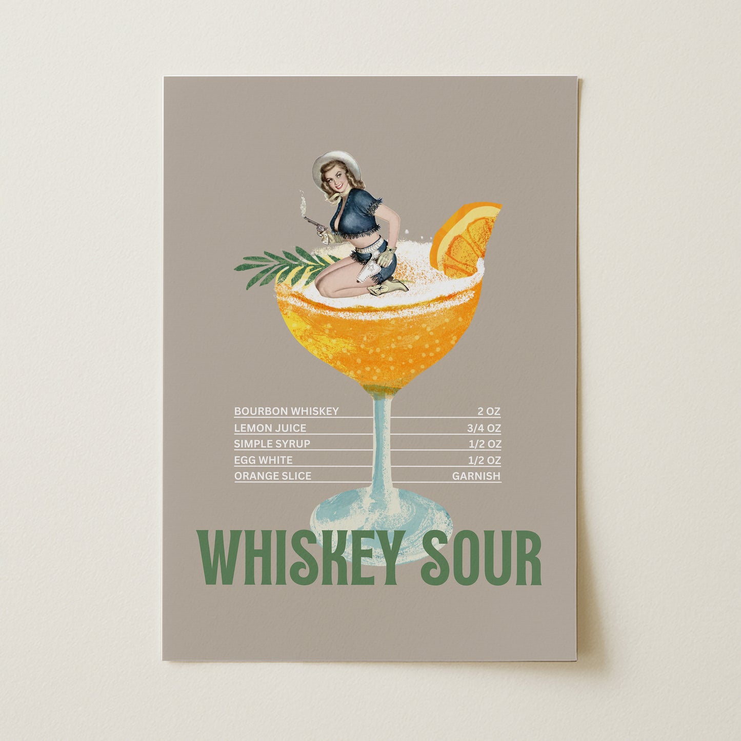 Whiskey Sour Sanatsal Poster