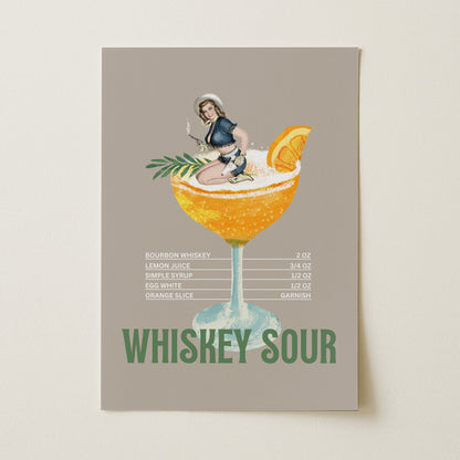 Whiskey Sour Sanatsal Poster