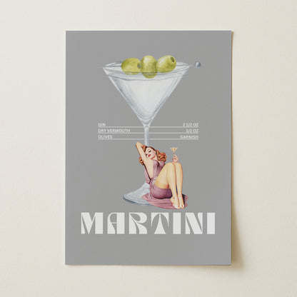 Martini Sanatsal Poster