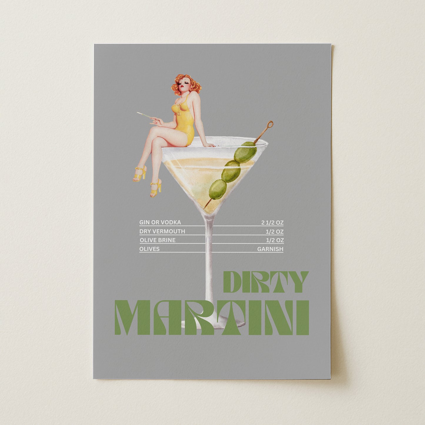 Dirty Margarita Sanatsal Poster