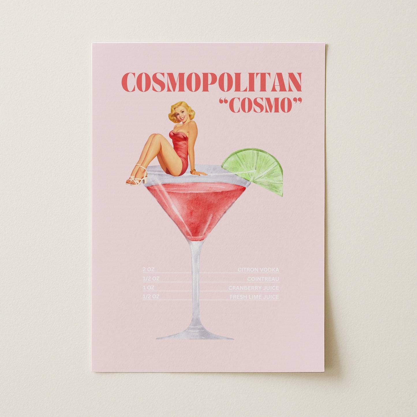 Cosmopolitan Sanatsal Poster