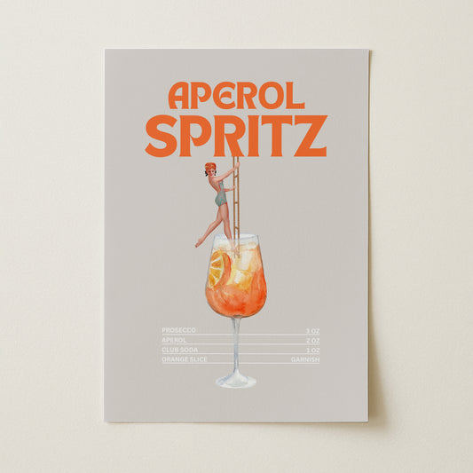 Aperol Spritz Sanatsal Poster