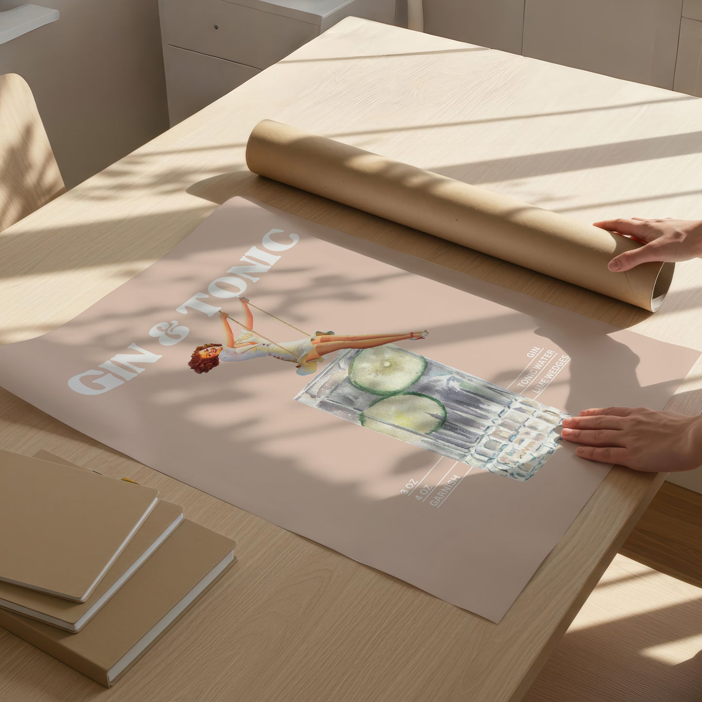 Gin & Tonic Sanatsal Poster