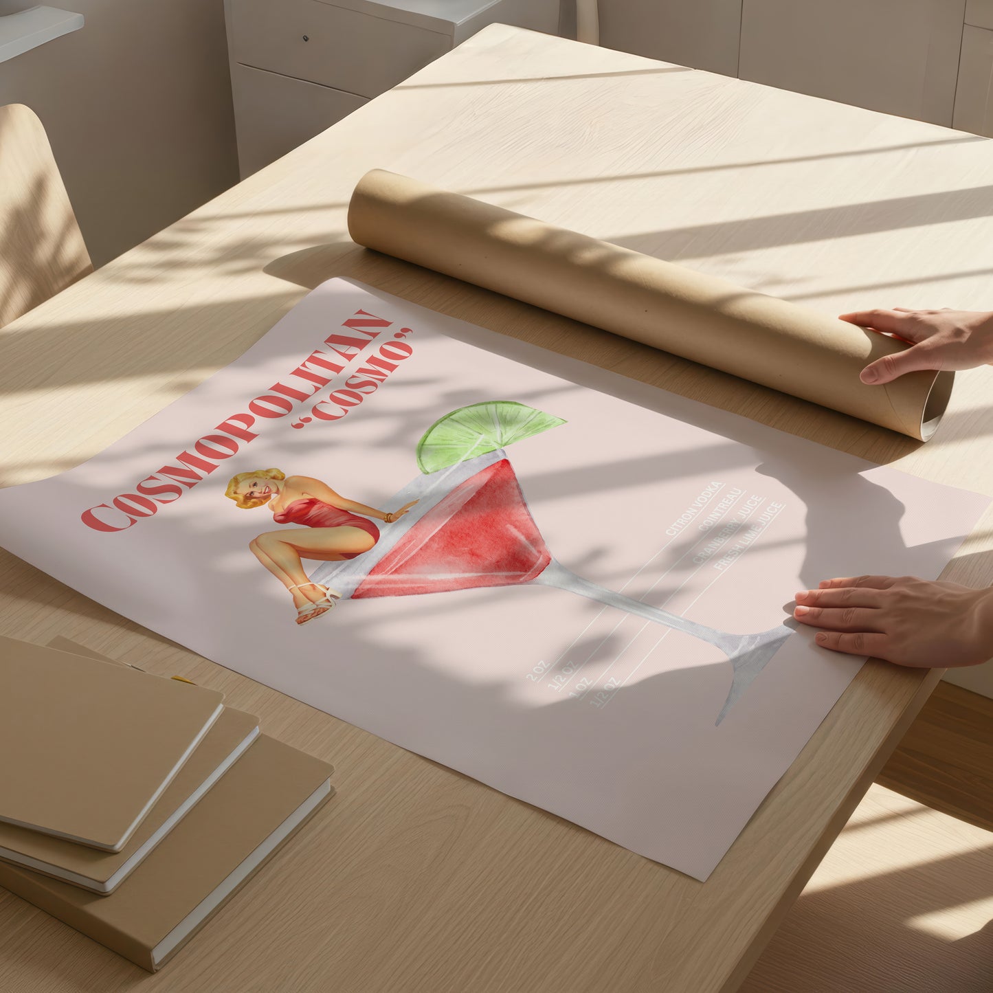 Cosmopolitan Sanatsal Poster