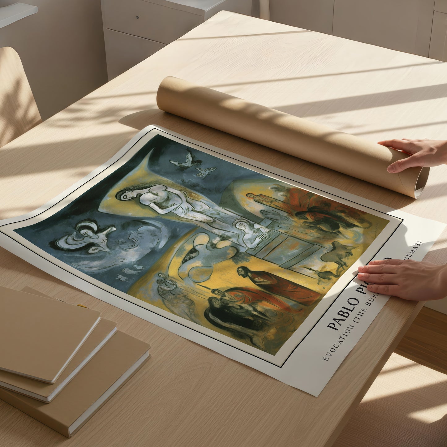 Pablo Picasso "Evocation (The Burial of Casagemas)" Sanatsal Poster