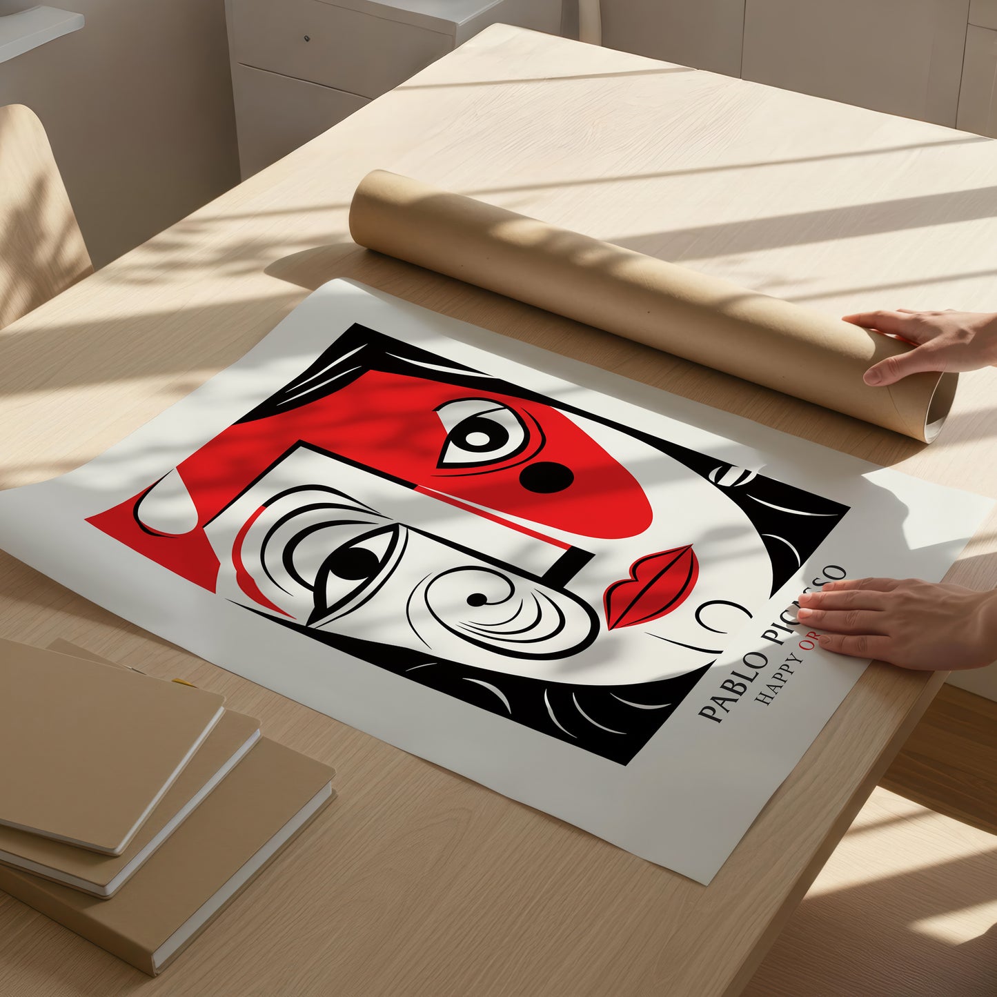 Pablo Picasso "Happy or Sad" Sanatsal Poster