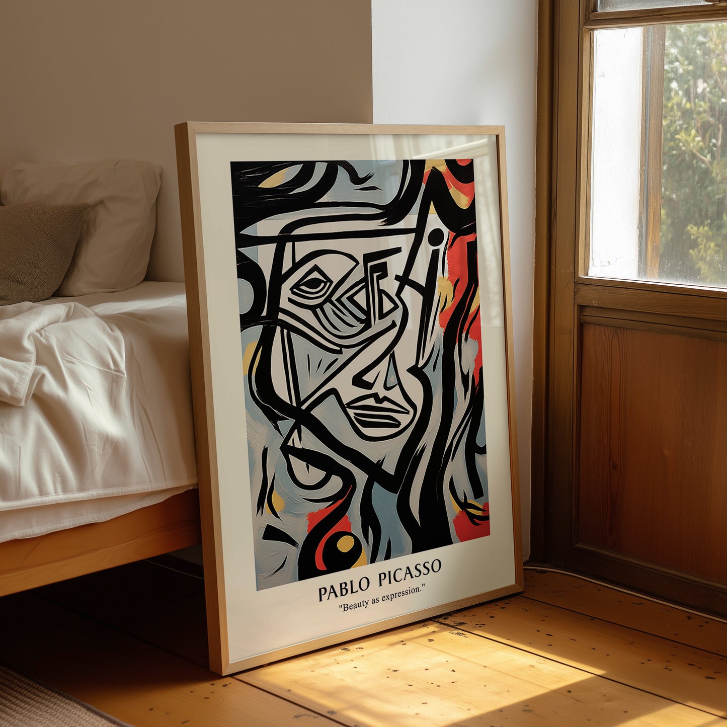 Pablo Picasso "Beauty as expression." Sanatsal Poster