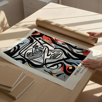 Pablo Picasso "Beauty as expression." Sanatsal Poster