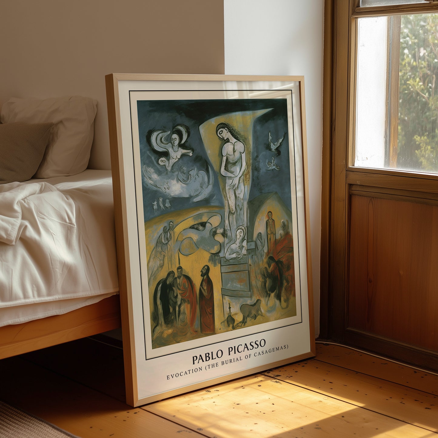 Pablo Picasso "Evocation (The Burial of Casagemas)" Sanatsal Poster