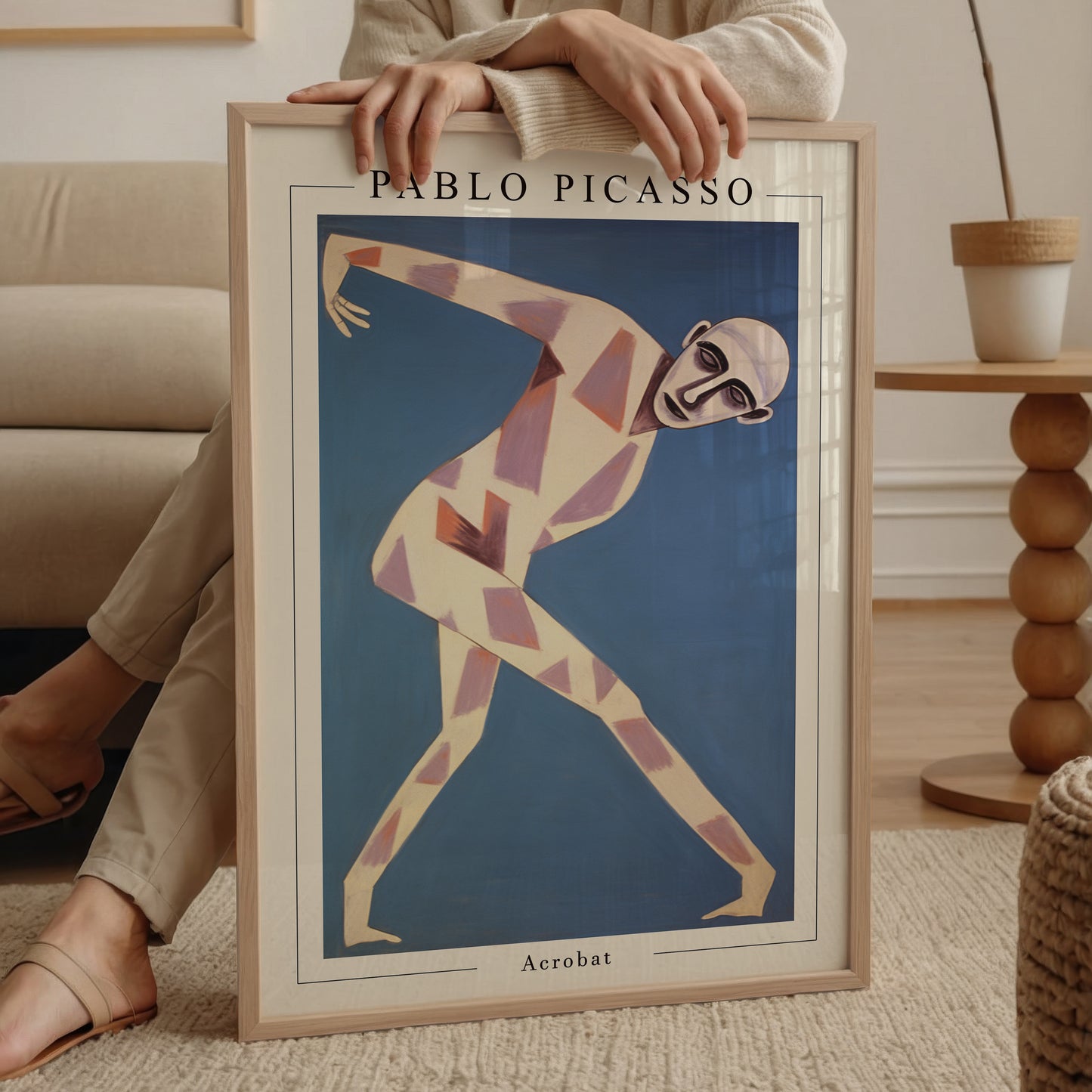 Pablo Picasso "Acrobat" Sanatsal Poster