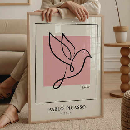 Pablo Picasso "A Dove" Sanatsal Poster