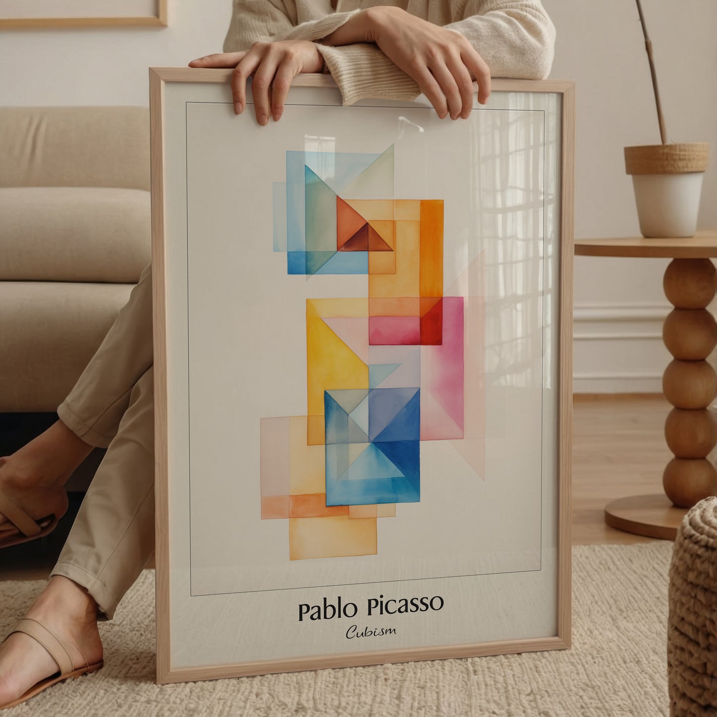 Pablo Picasso "Cubism" Sanatsal Poster