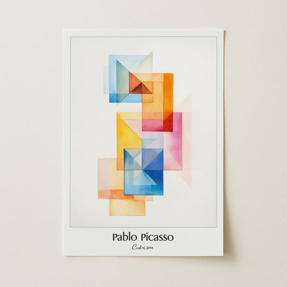Pablo Picasso "Cubism" Sanatsal Poster