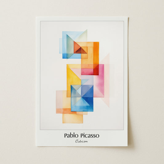 Pablo Picasso "Cubism" Sanatsal Poster
