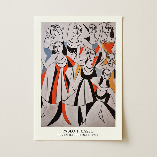 Pablo Picasso "Seven Ballerinas" Sanatsal Poster