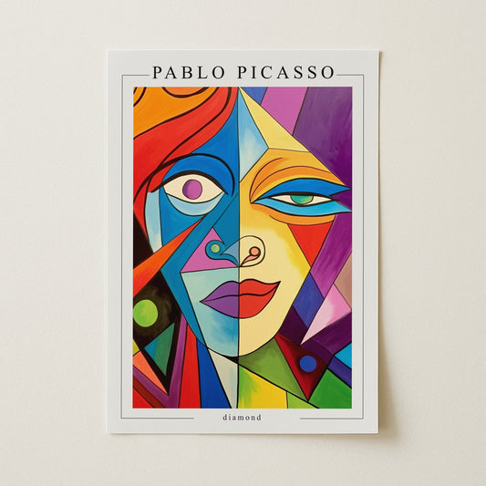 Pablo Picasso "Diamond" Sanatsal Poster