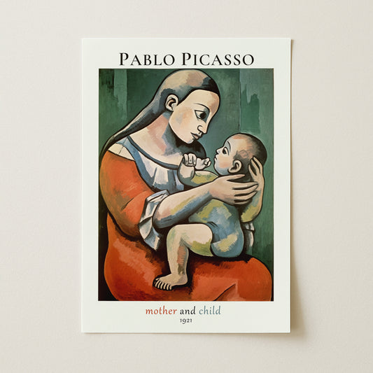 Pablo Picasso "Mother and Child (1921)" Sanatsal Poster