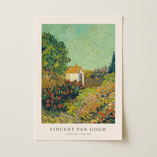 Vincent van Gogh "Landscape" Sanatsal Poster