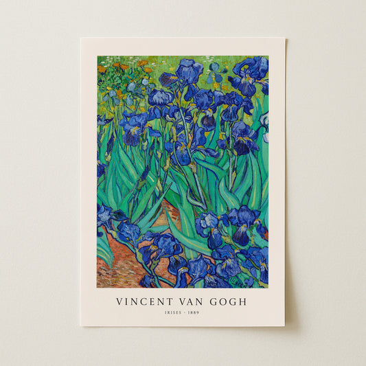 Vincent van Gogh "Irises" Sanatsal Poster