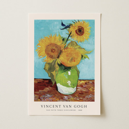 Vincent van Gogh "Sunflowers" Sanatsal Poster